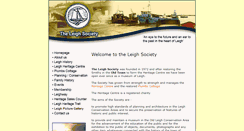 Desktop Screenshot of leighsociety.com